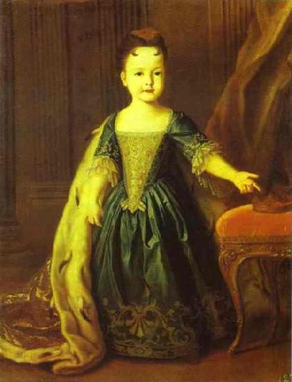 Louis Caravaque Portrait of Natalia Romanov